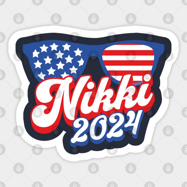 Nikki Haley for president Sticker by Yurko_shop